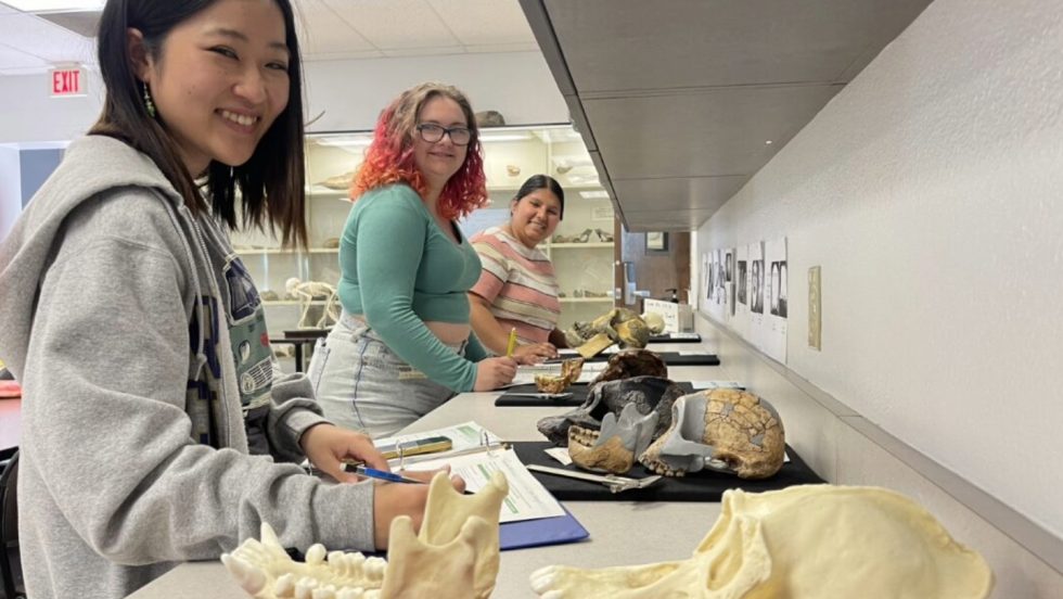 Anthro Lab Students