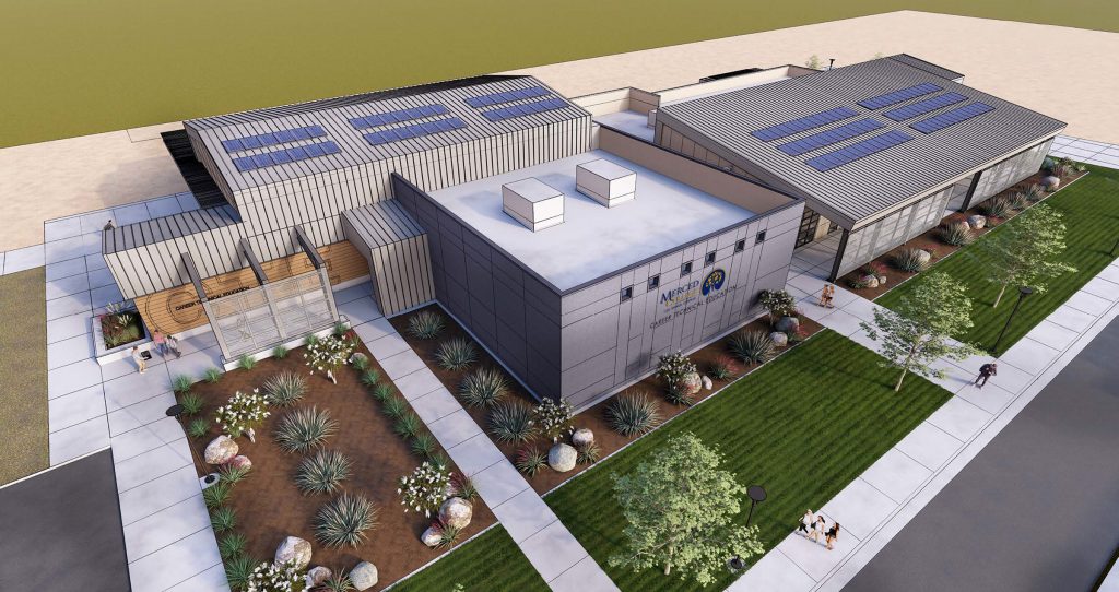 los banos campus new CTE building rendering