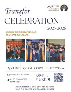 Transfer Celebration Flyer for 2025-2026